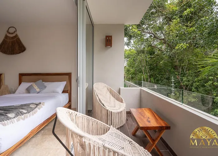 Nhoa 208c Lux 1br Jungle View In Aldea Zama Hébergement de vacances